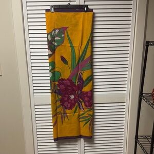 Floral Yellow and Purple Home Accent Tapestry